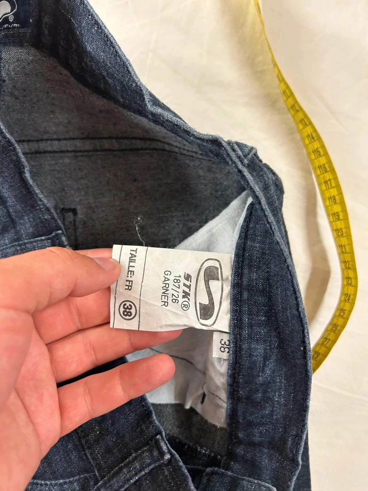 Pantalón vaquero azul marino stk – photo 14